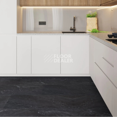 Ceramo Vinilam Stone 8 мм 91910 Неаполитанский Черный фото 7 | FLOORDEALER